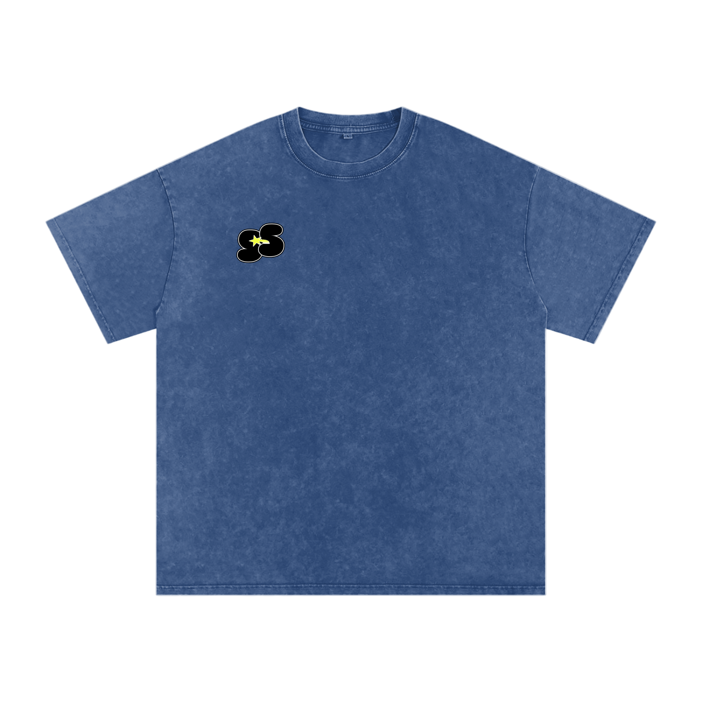 Stellar Supply Acid Wash Oversize T-Shirt - Blue - Version 2