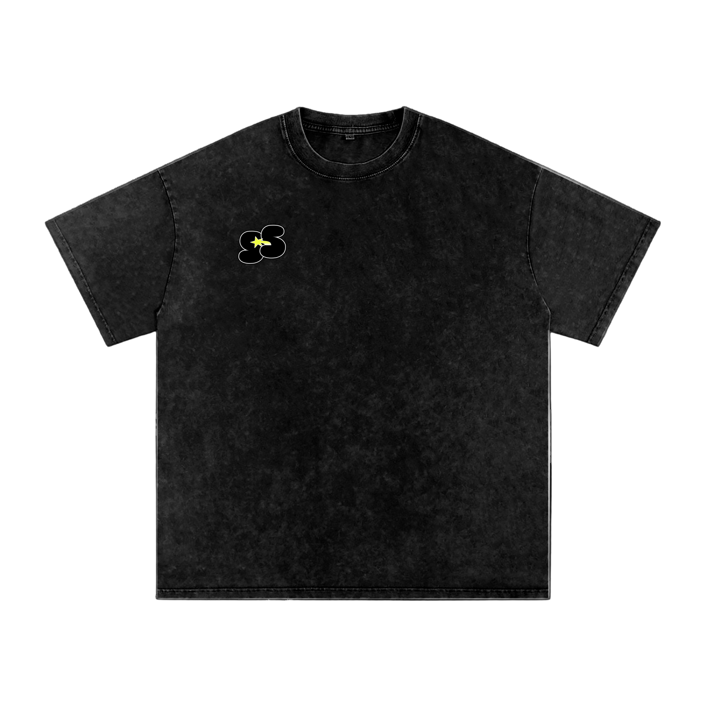 Stellar Supply Acid Wash Oversize T-Shirt - Black - Version 2