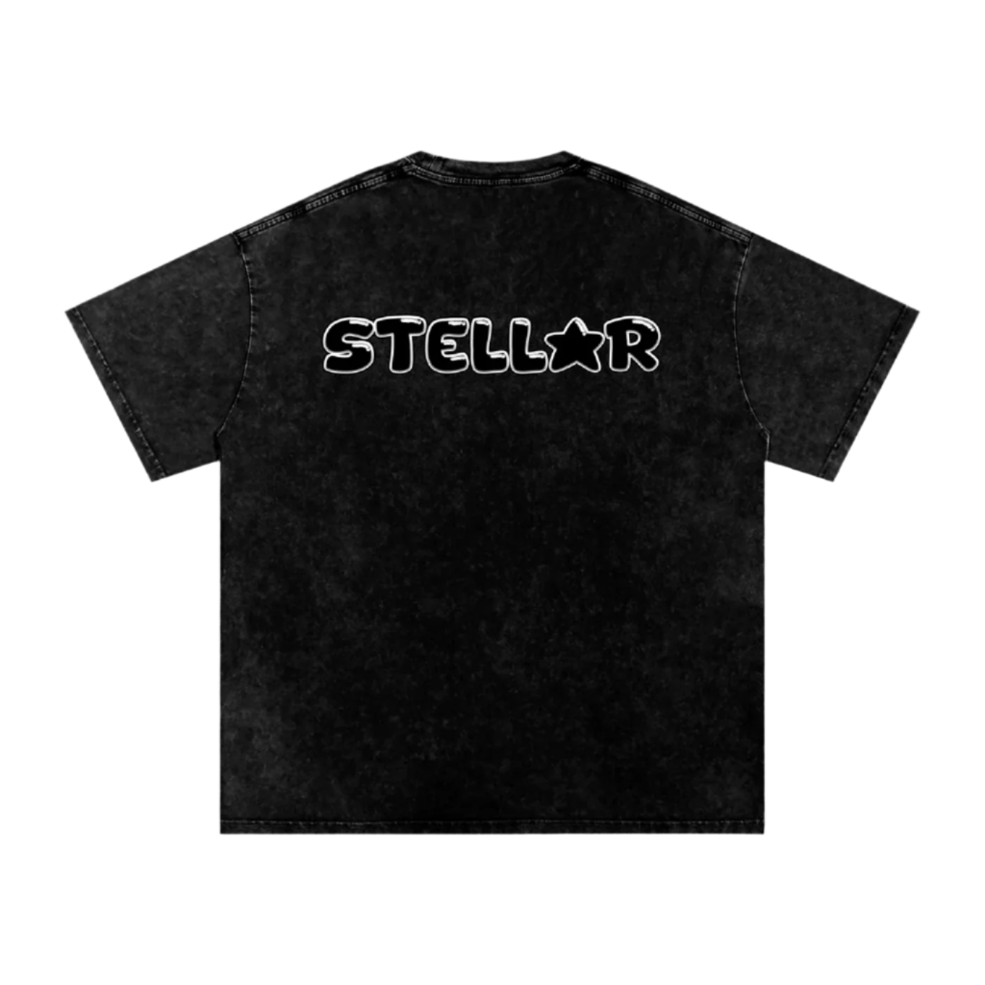 Stellar Supply Acid Wash Oversize T-Shirt - Black