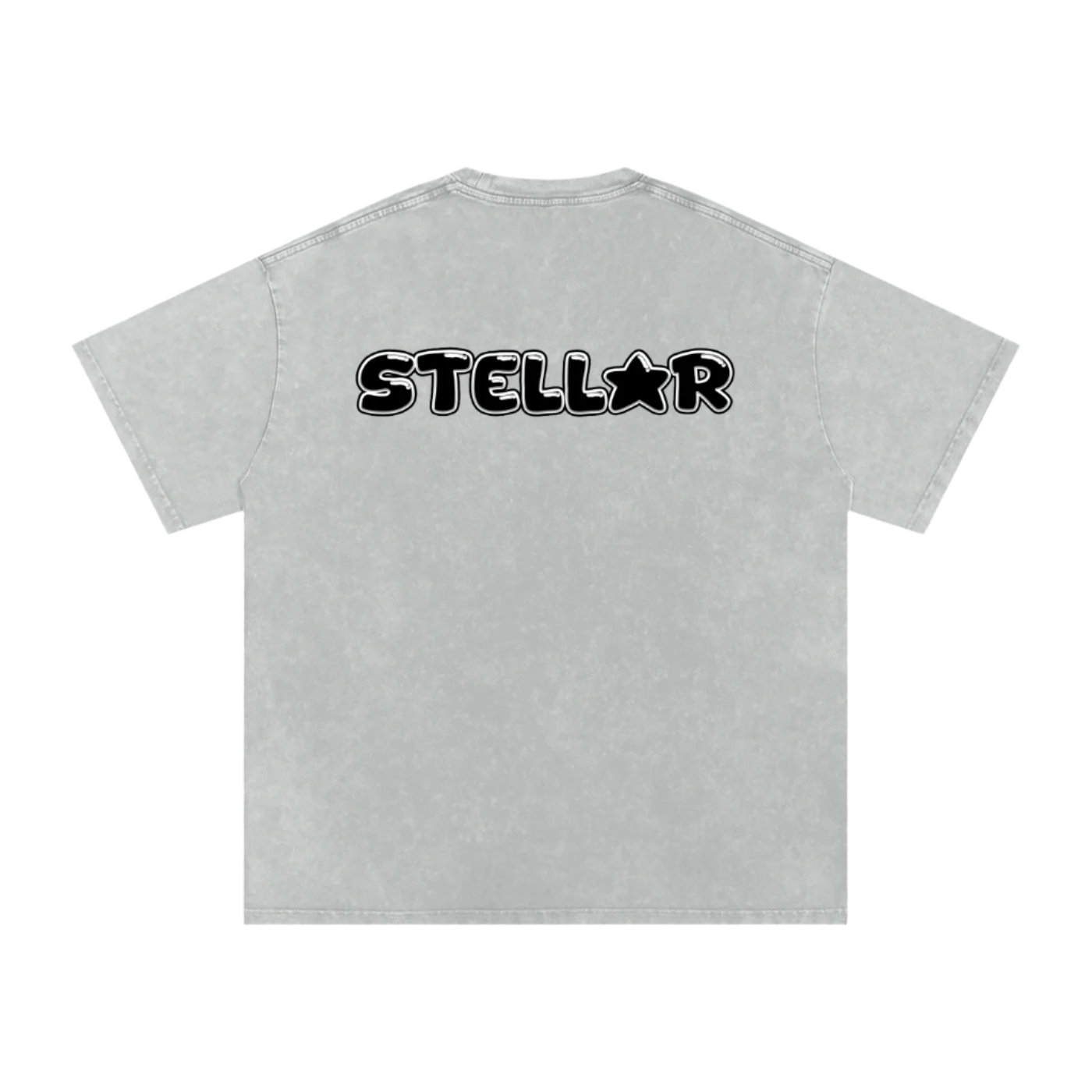 Stellar Supply Acid Wash Oversize T-Shirt - Light Gray