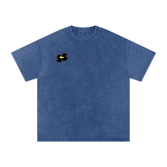 Stellar Supply Acid Wash Oversize T-Shirt - Blue - Version 2
