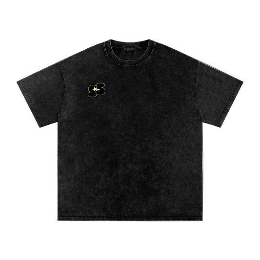 Stellar Supply Acid Wash Oversize T-Shirt - Black - Version 2
