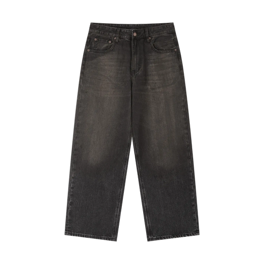 Vintage Wash Heavyweight Denim Jeans